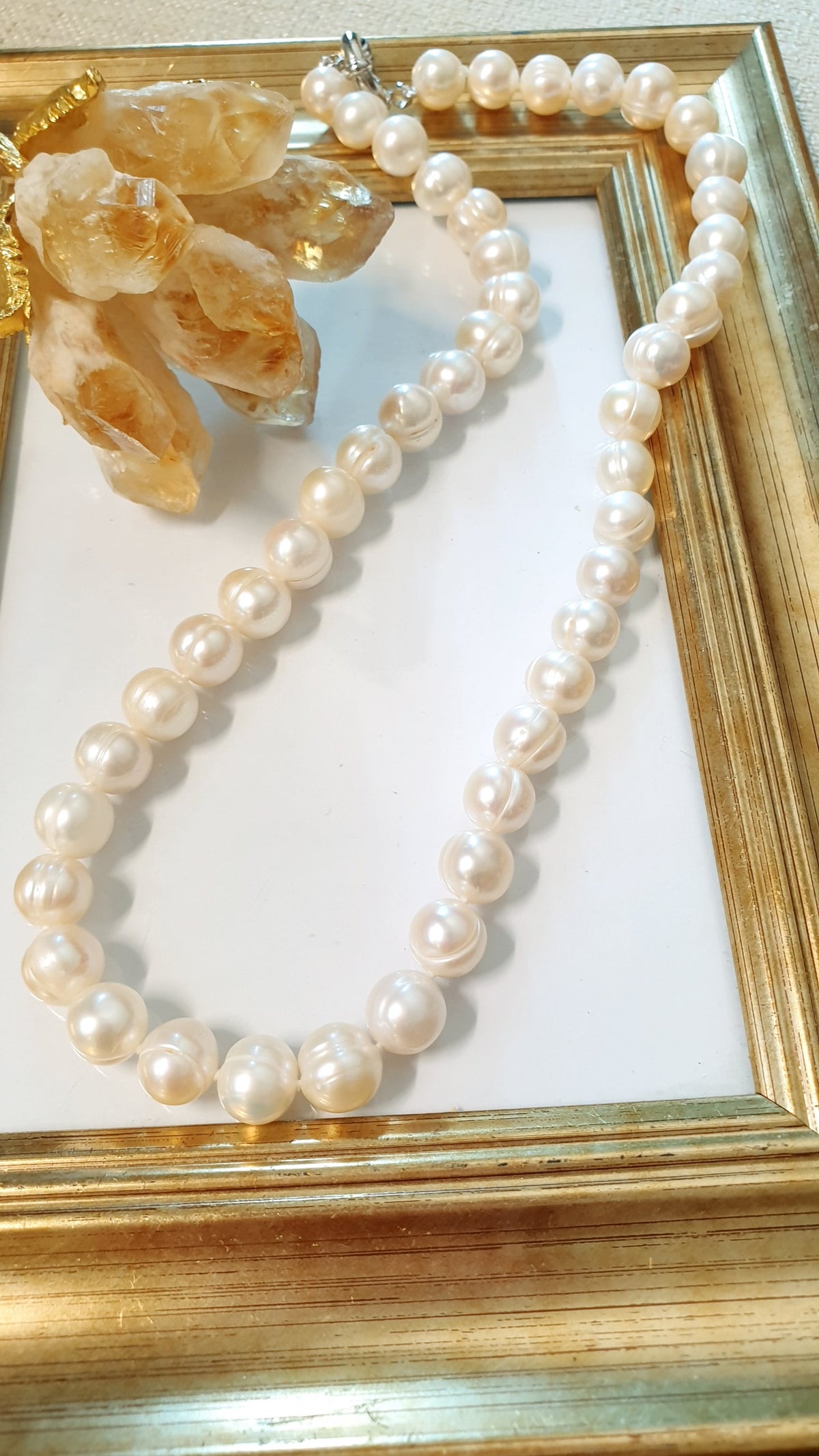 Girocollo con perle di fiume