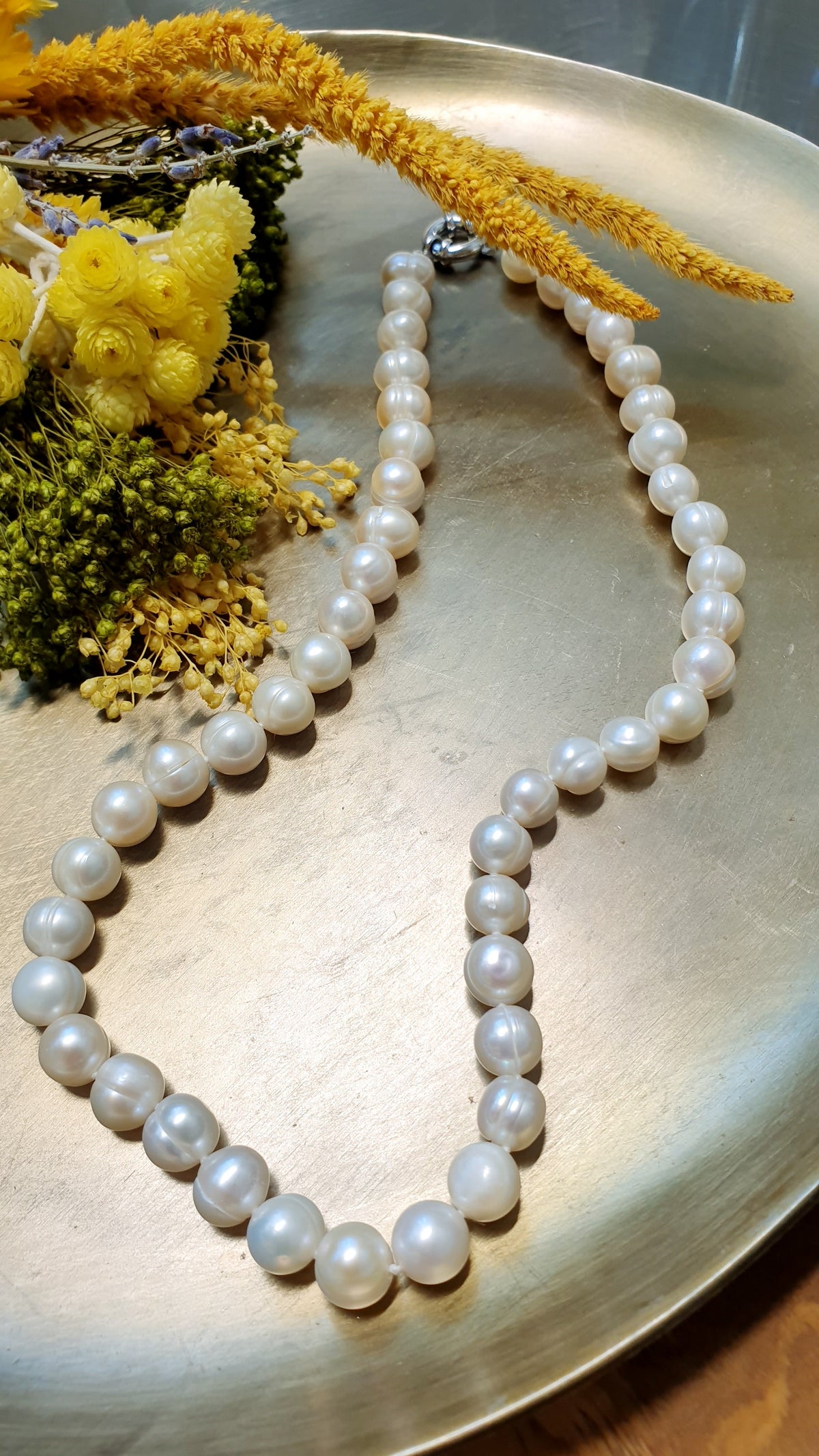 Girocollo con perle di fiume