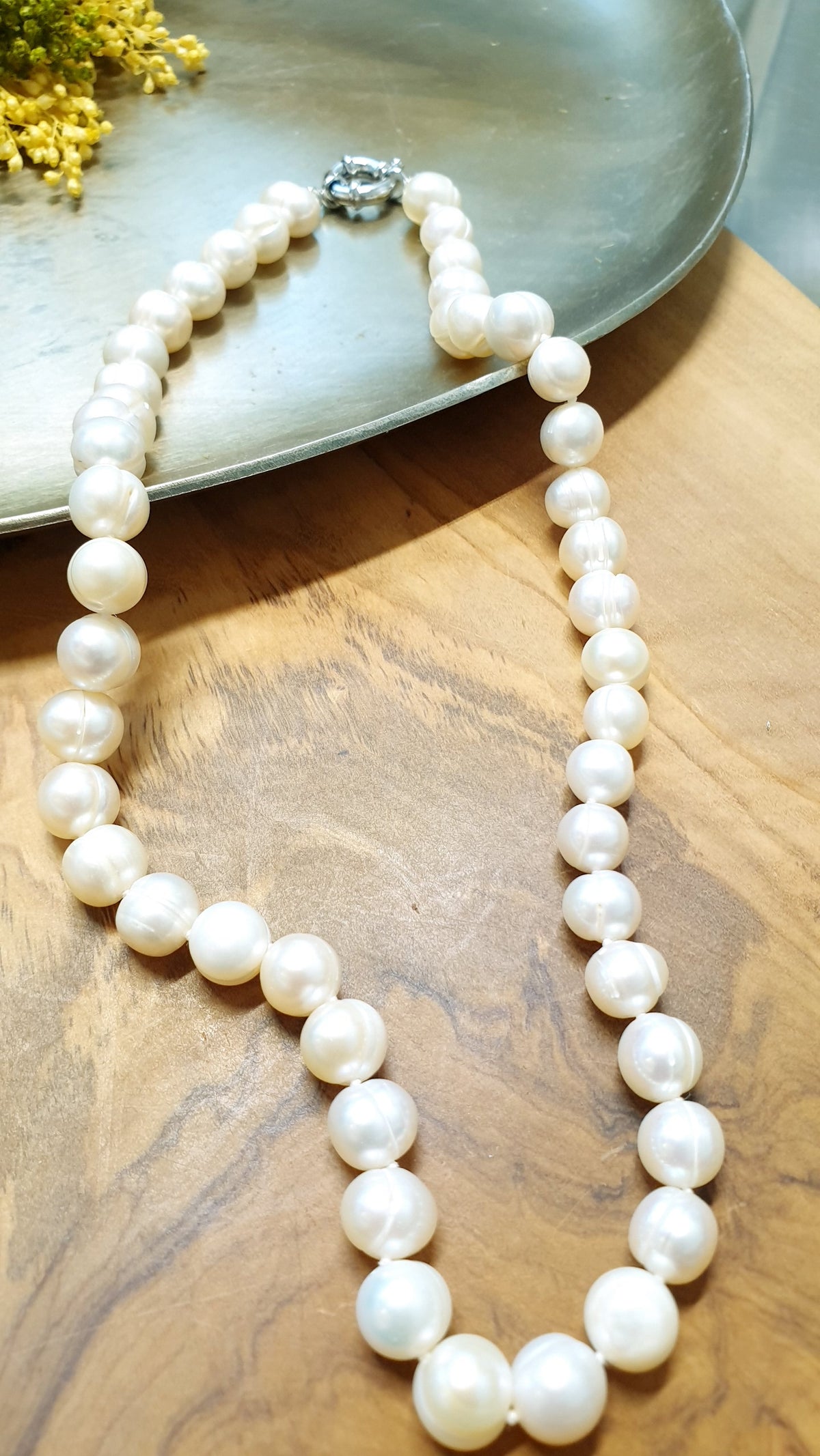 Girocollo con perle di fiume